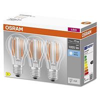 Lampadina LED forma a goccia OSRAM 75 W equivalenti E27 luce