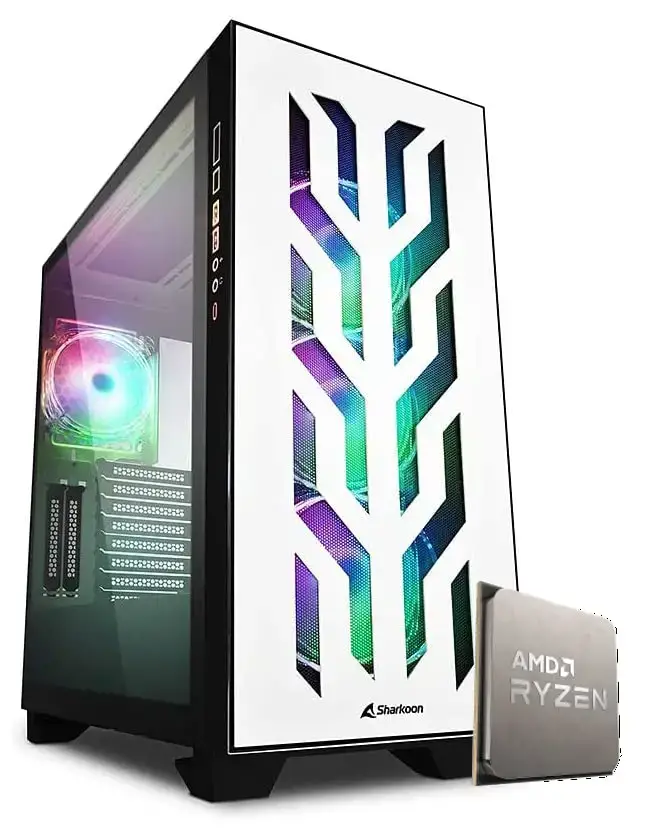 Megaport Gaming PC AMD Ryzen 7 5700X 8X 4.60GHz Turbo • Windows 11 • Nvidia  GeForce RTX4070 12GB • 16GB 3200 MHz DDR4 • 1000GB M.2 SSD • WLAN • Gamer