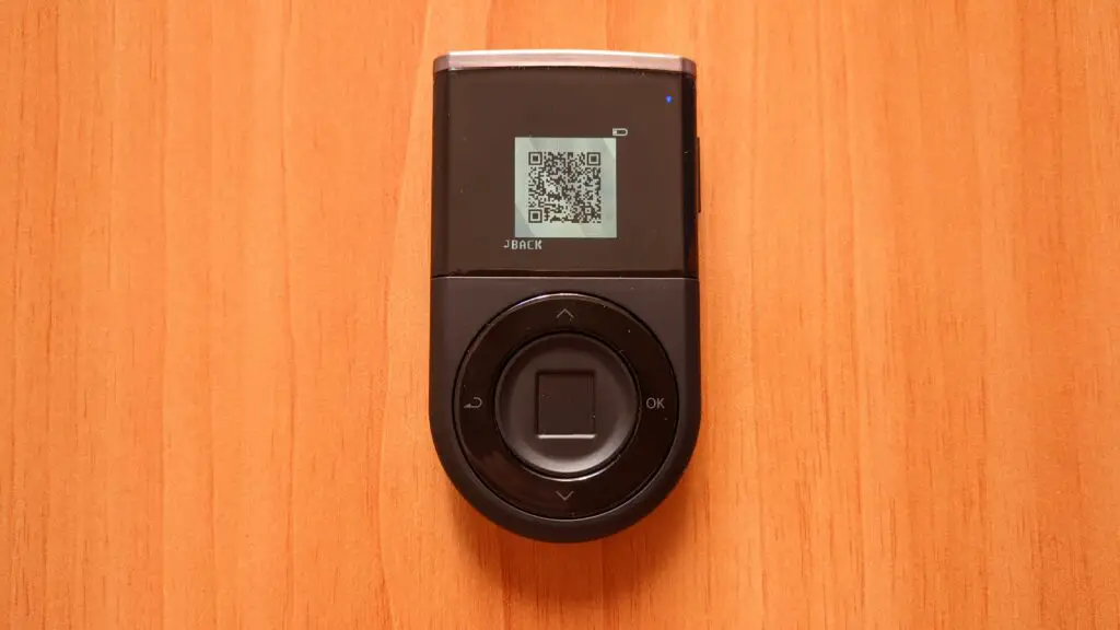 Recensione D'Cent portafoglio hardware biometrico per cryptovaluta: generazione QR Code