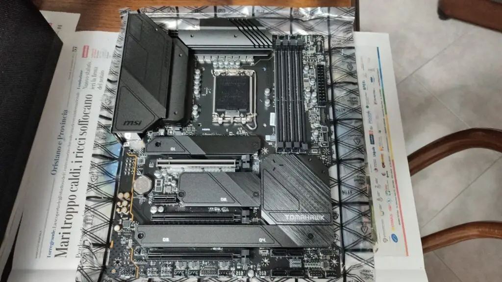 Assemblare PC gaming scheda madre