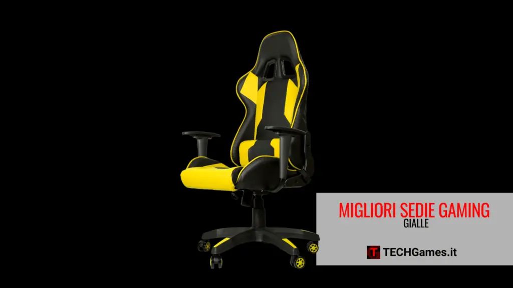 Migliori sedie gaming gialle