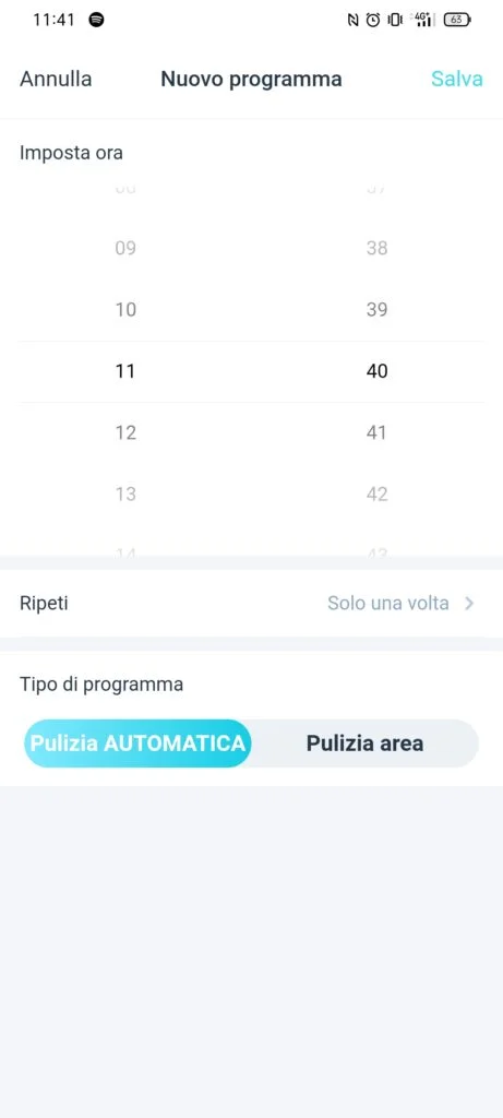 yeedi vac 2 Pro Programmazione yeedi vac 2 Pro