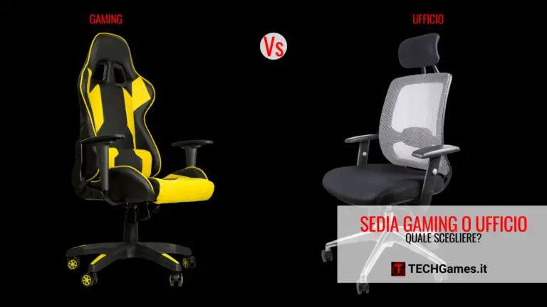 Sedia gaming o sedia da ufficio, quale è meglio nel 2024?