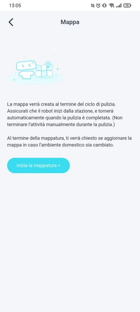 yeedi vac 2 Pro yeedi vac 2 Pro inizio mappatura