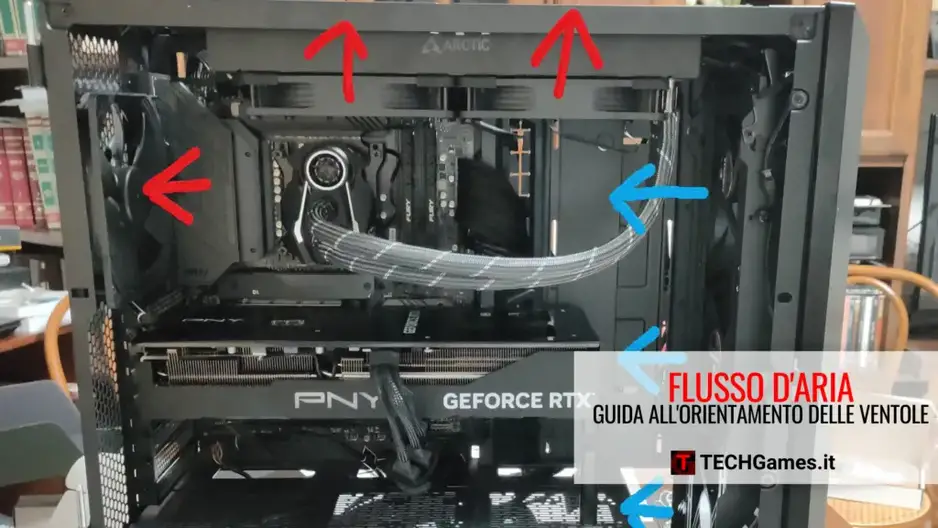 Come posizionare le ventole per ottimizzare l'airflow del PC gaming, copertina