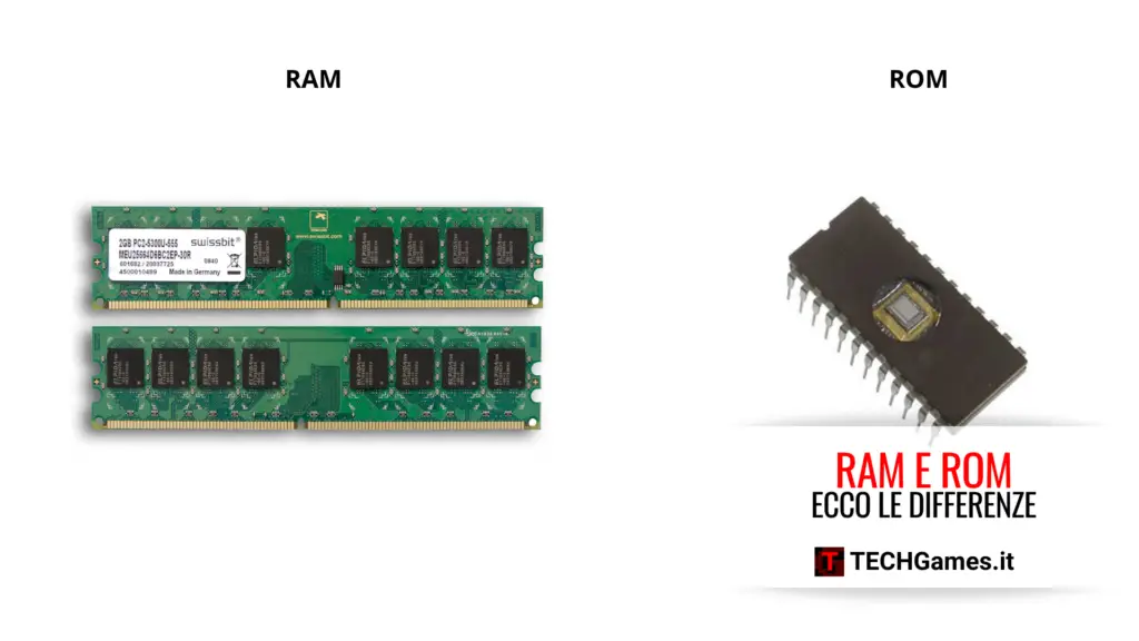 Differenza tra RAM e ROM