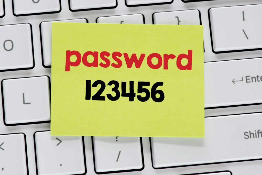 Password semplice da indovinare