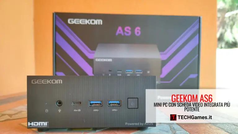 GEEKOM AS6 recensione: la scheda video integrata più potente