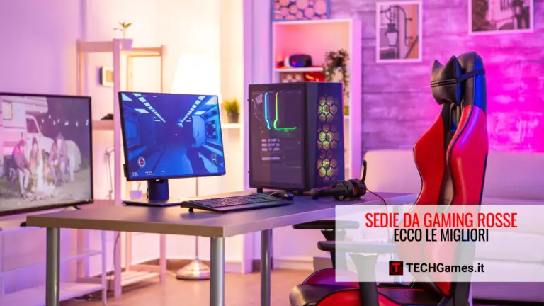 Le migliori sedie da gaming rosse nel 2024