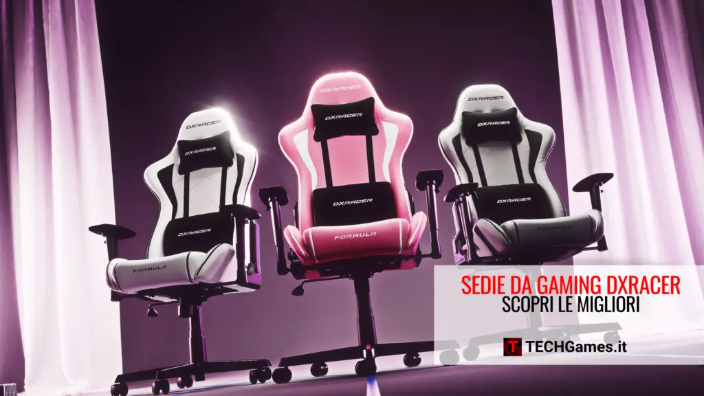 Migliori sedie gaming DXRacer copertina