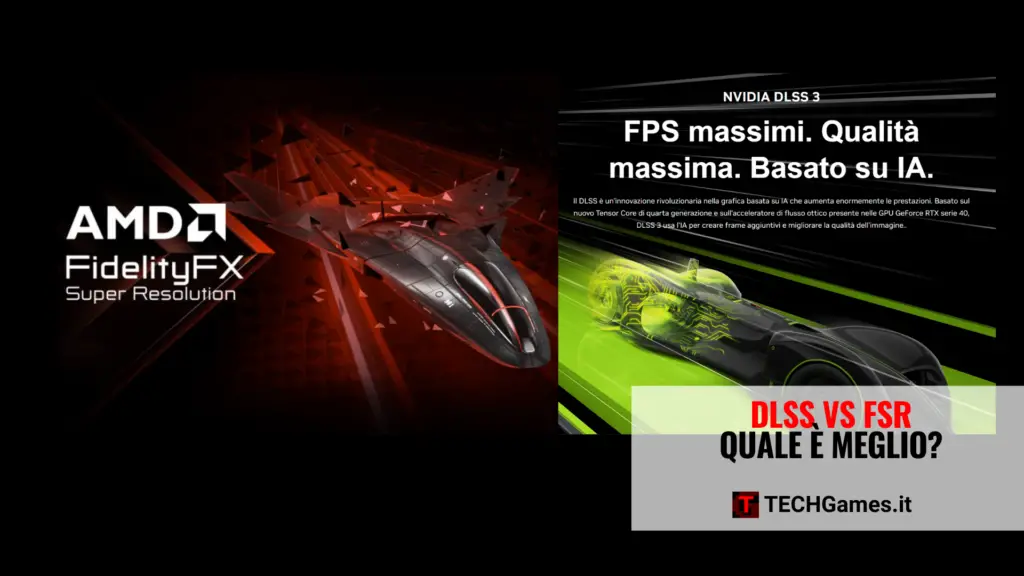NVIDIA DLSS VS AMD FSR copertina