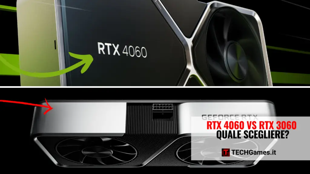Nvidia RTX 4060 Vs RTX 3060 copertina